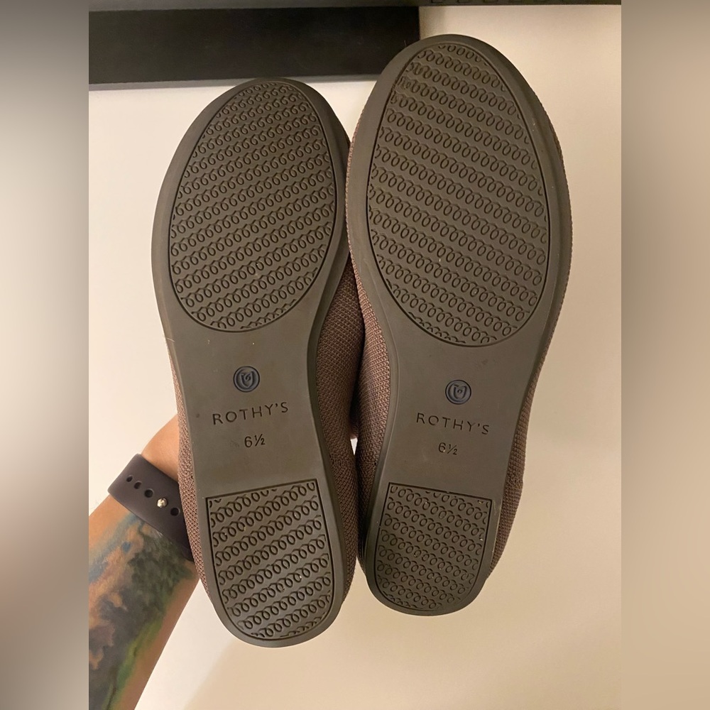 Rothy’s The Flat In Retired Color Mink Size 6.5 - image 2